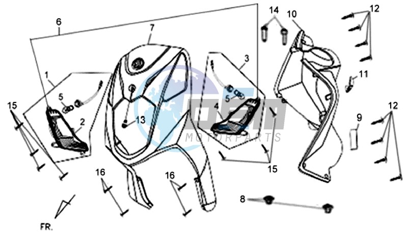 COWLING FRONT / COWLING INNER