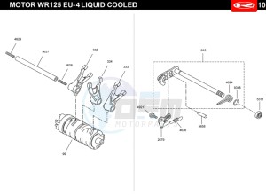 MARATHON-125-E4-PRO-REPLICA-SERIES-AUSTRIA-2018-MARATHON-125-E4-PRO-BLUE-REPLICA-SERIES drawing PRE-SELECTOR GEAR  EURO4