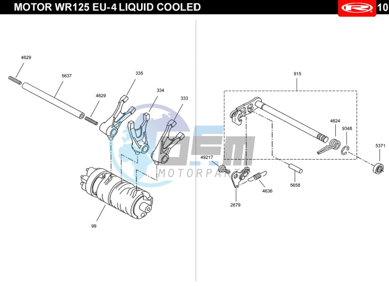 PRE-SELECTOR GEAR  EURO4