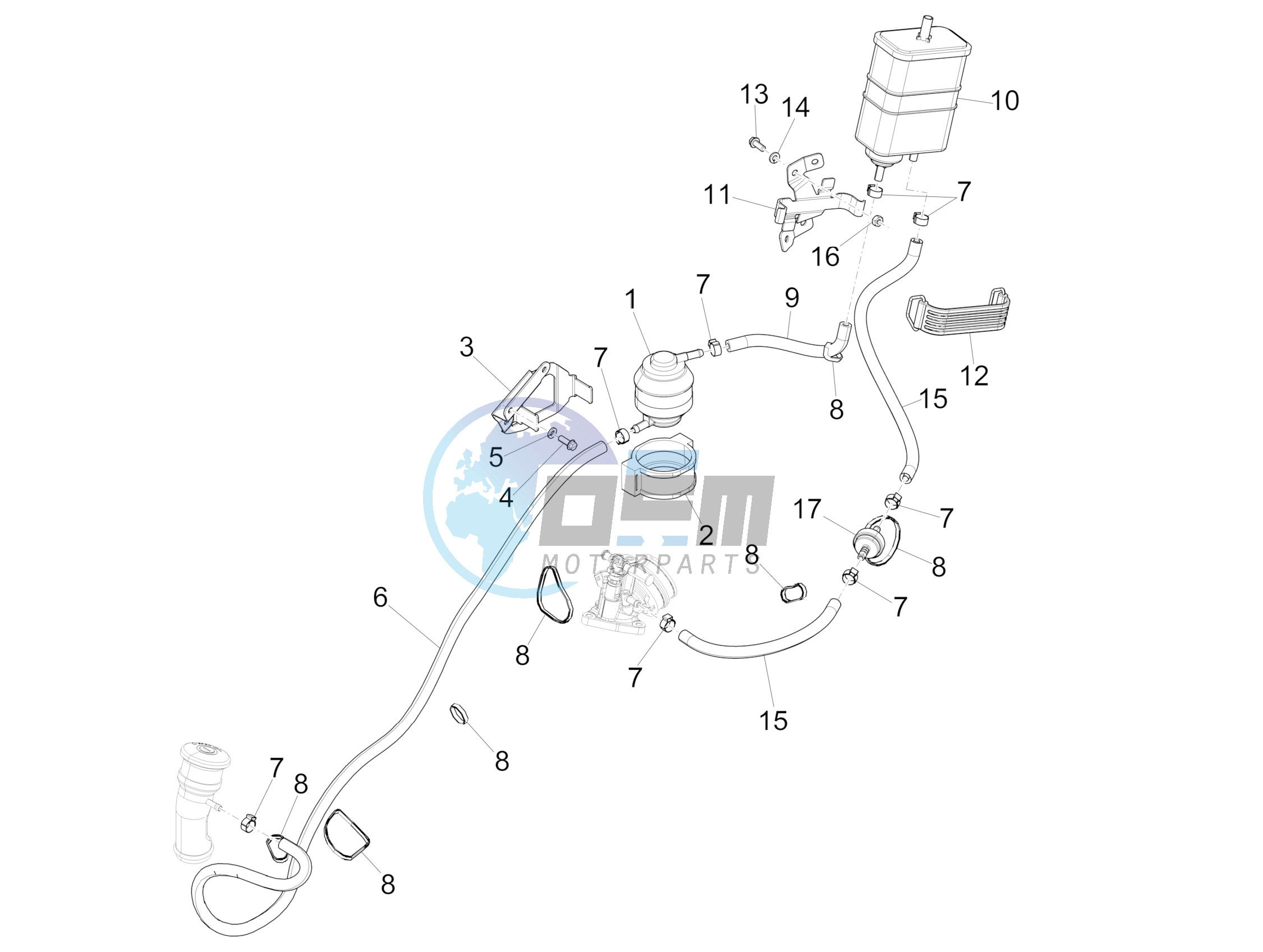 Anti-percolation system