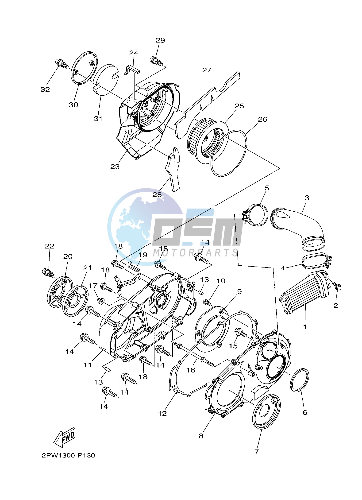 CRANKCASE COVER 2