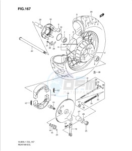 VL800 drawing REAR WHEEL (VL800TL1 E24)