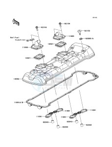 VERSYS_1000 KLZ1000ADF FR GB XX (EU ME A(FRICA) drawing Cylinder Head Cover