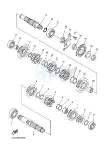 WR450F (1DXK) drawing TRANSMISSION