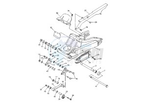 YZF R6 600 drawing REAR ARM