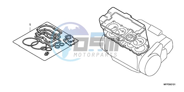 GASKET KIT A (CB13009/S9/A9/SA9)