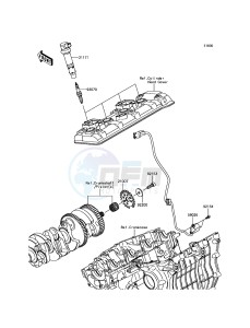 NINJA H2R ZX1000YHF EU drawing Ignition System