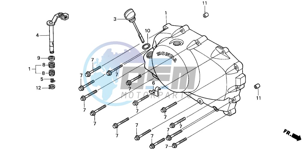 RIGHT CRANKCASE COVER