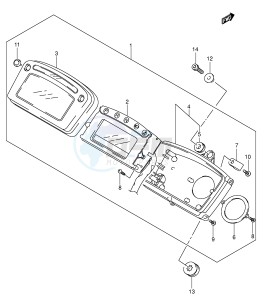 LT-A500F (E3-E28) drawing SPEEDOMETER (MODEL K3)