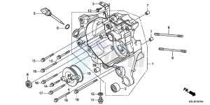 NSC110WHB drawing RIGHT CRANKCASE