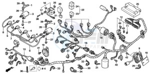 CBR1100XX SUPER BLACKBIRD drawing WIRE HARNESS