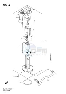 DL650 (E2) V-Strom drawing FUEL PUMP