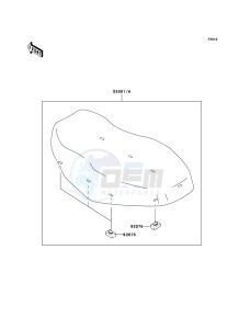 KVF360 KVF360-B3 EU drawing Seat