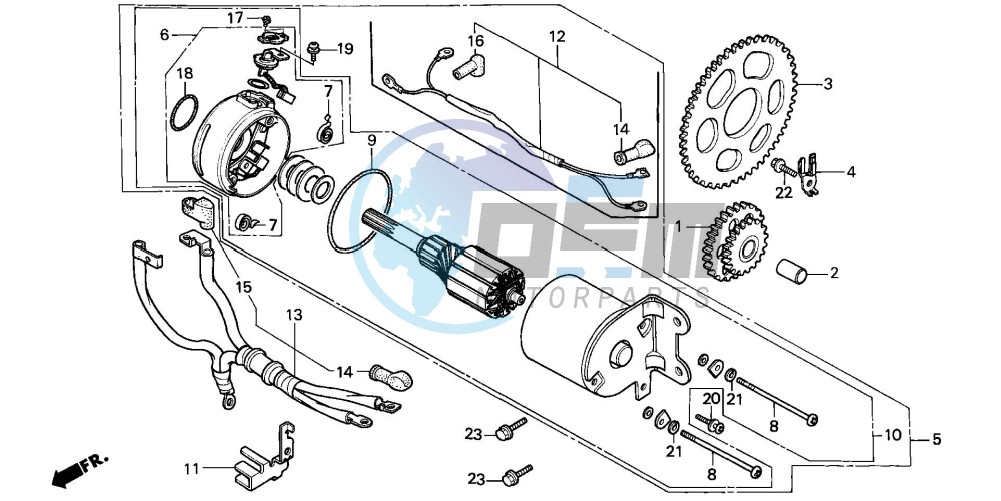 STARTING MOTOR (CH125G/J/L/M/N/P/R)