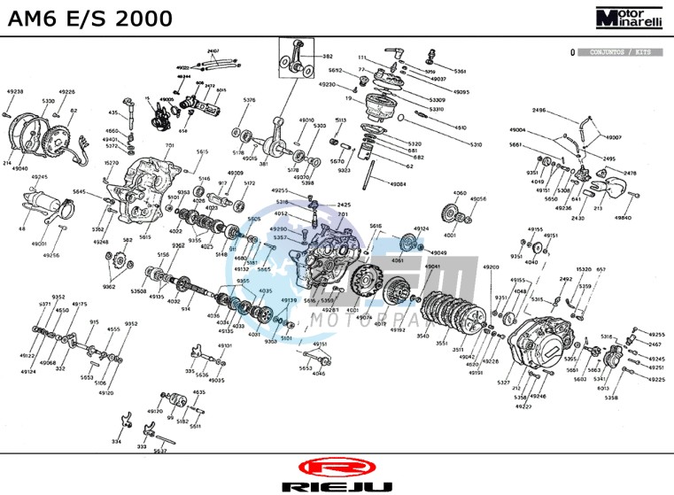 ENGINE  AM6 E/S 2000