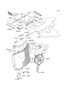 ZX 1400 A [NINJA ZX-14] (A6F-A7FA) A7F drawing RADIATOR