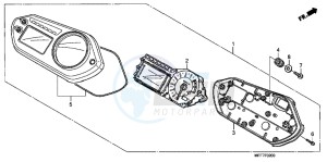 XL700VB drawing METER