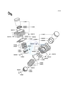 VN800 CLASSIC VN800B6F GB XX (EU ME A(FRICA) drawing Cylinder/Piston(s)