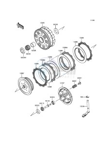 VULCAN 900 CLASSIC VN900BGF GB XX (EU ME A(FRICA) drawing Clutch