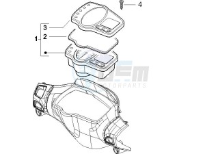 Runner 200 VXR 4t Race (UK) UK drawing Meter combination - Cruscotto