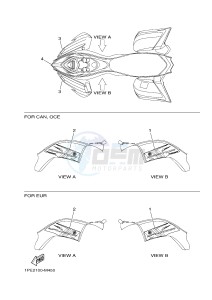 YFM700R YFM7RD RAPTOR 700R (1PE2 1PE3 1PE4) drawing GRAPHICS