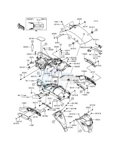 VULCAN S ABS EN650BGF XX (EU ME A(FRICA) drawing Rear Fender(s)