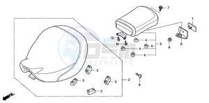 VT750C drawing SEAT