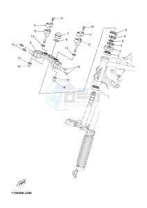 XT660Z TENERE (2BD3) drawing STEERING