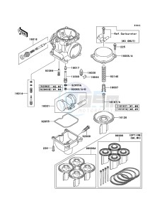 ZRX1200R ZR1200A6F FR GB XX (EU ME A(FRICA) drawing Carburetor Parts