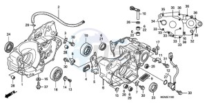 CRF450RA Australia - (U) drawing CRANKCASE