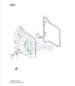 AN400Z drawing CYLINDER HEAD COVER