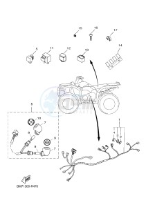 YFM450FWA GRIZZLY 450 IRS (BM81) drawing ELECTRICAL 2