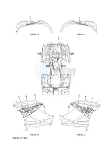 YFM700FWBD YFM70KPSJ KODIAK 700 EPS SPECIAL EDITION (B32D) drawing GRAPHICS