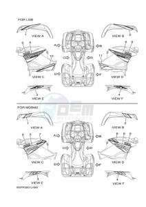 YFM700FWAD YFM7NGPLK (B4FR) drawing GRAPHICS