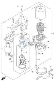 DF 175AP drawing Starting Motor