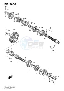 VZR1800BZ BOULEVARD EU drawing TRANSMISSION