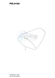 GSX-R750 drawing SEAT TAIL BOX L5