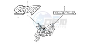 CLR125 CITY FLY drawing MARK