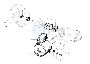 PX 125-150-200 drawing Crankshart Bearings