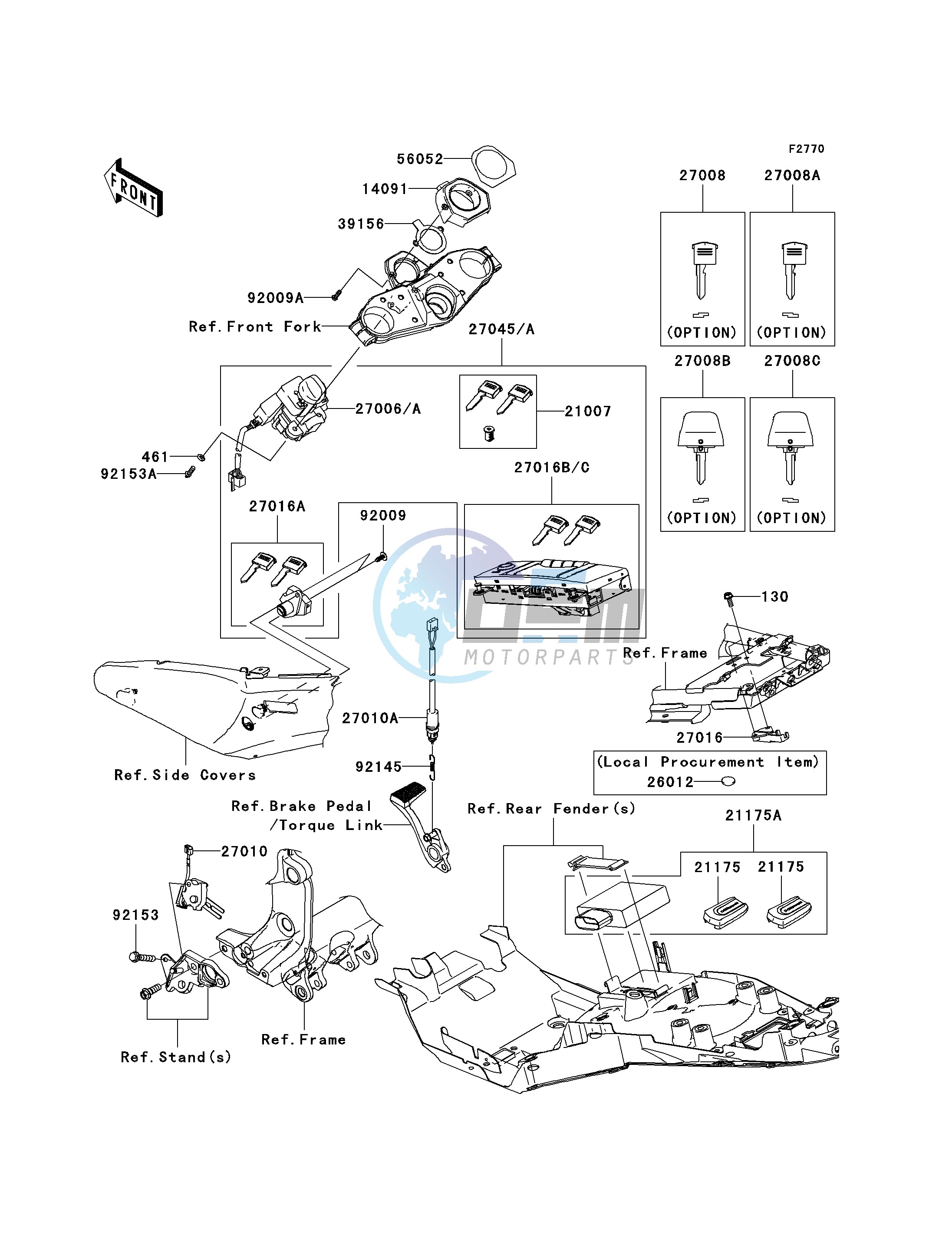 IGNITION SWITCH_LOCKS_REFLECTORS