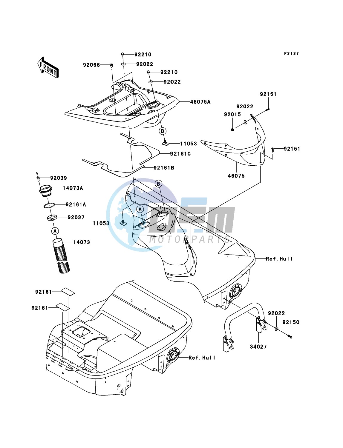 Hull Rear Fittings