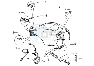 ET4 125 drawing Handlebar Switch