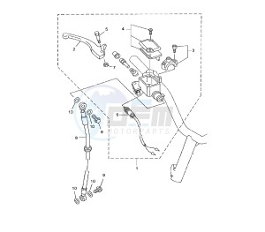 YN NEO'S 50 drawing FRONT MASTER CYLINDER 5C21-7-D-J