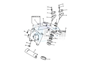 XVZ ROYAL STAR 1300 drawing STEERING