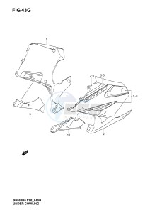 GS500 (P19) drawing UNDER COWLING  (GS500FK6 FUK6)