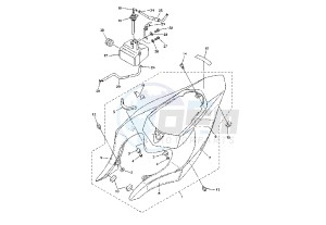 YZF R1 1000 drawing SIDE COVER MY04