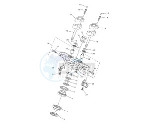 FZ8-SA 800 drawing STEERING