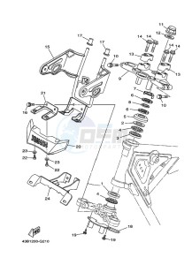 YBR125EGS (43BH) drawing STEERING