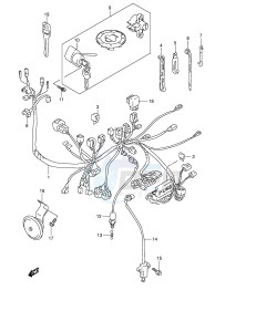 VZ800 (E3-E28) MARAUDER drawing WIRING HARNESS