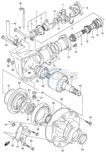 LT-A500F (E3-E28) drawing FINAL BEVEL GEAR (FRONT)(MODEL Y)